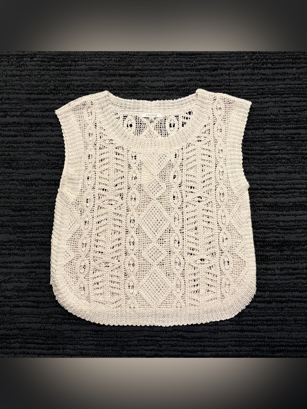 NWT Z Supply Baroque Sweater Crochet Top